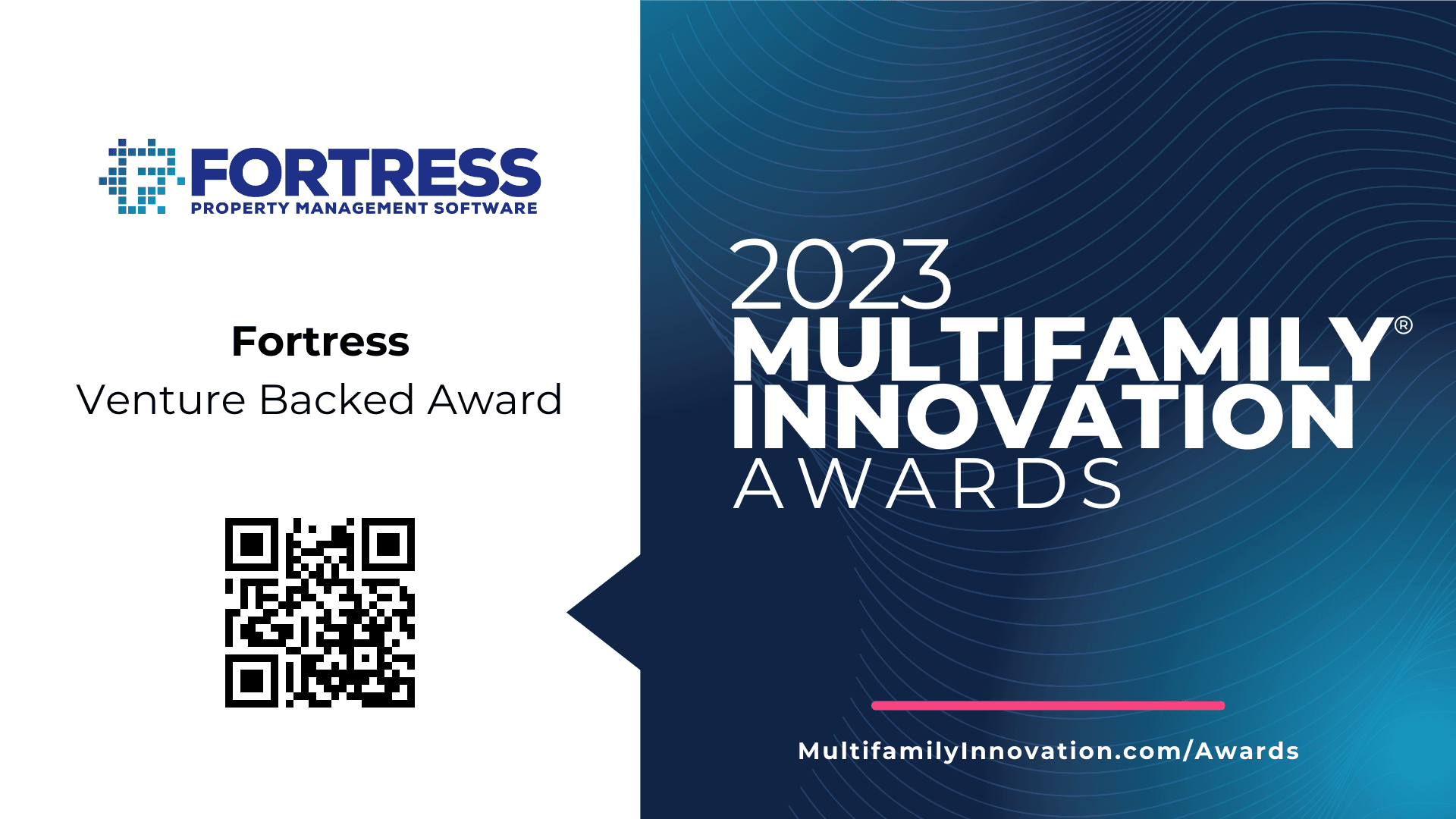 Fortress Wins the 2024 Multifamily Innovation Venture-Backed Award